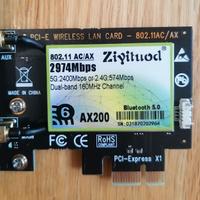 Scheda di rete wireless Ziyituod AX200