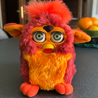 Furby 1998 Rooster Burgundy