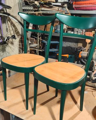 Coppia sedie vintage reataurate