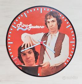 Vinile 78 giri a orologio omaggio a Rino Gaetano 