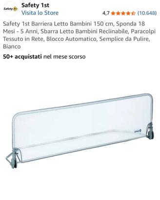 Sponda letto safety
