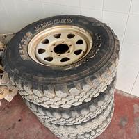 gomme e cerchi nissan da 16  toyota mitsubishi