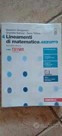 Libro Lineamenti di matematica.azzurro 4