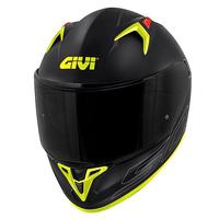 CASCO INTEGRALE MOTO GIVI 50.9 NERO GIALLO OPACO