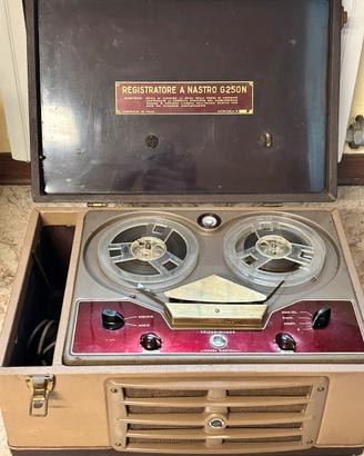 Registratore a nastro geloso G250N bobine valvole