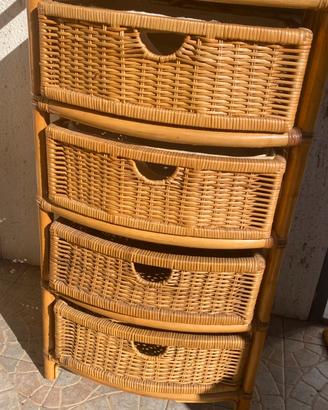 Mobili in rattan
