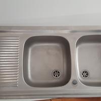 Lavello acciaio inox 2 vasche