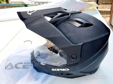 Casco Acerbis motocross e enduro nero taglia M