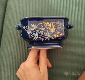 VASO PORCELLANA BLU COBALTO 