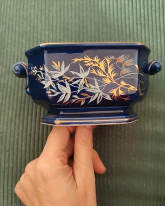 VASO PORCELLANA BLU COBALTO 
