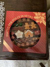 Piatto da portata per dolce in vetro