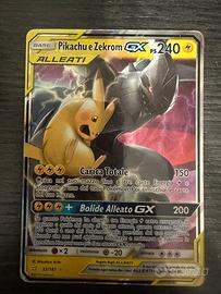 Pikachu e Zekrom GX