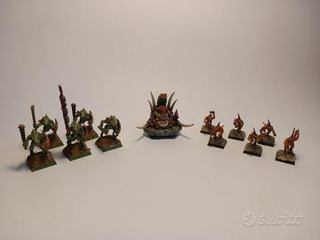 WARHAMMER Uomini lucertola - Slann+Sauri+Scinchi