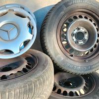 gomme invernali x mercedes con copricerchi