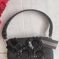 Tosca  Blu borsa elegante nera da sera 