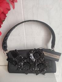 Tosca  Blu borsa elegante nera da sera 