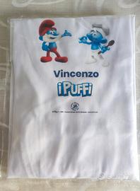grembiule puffi con cappello da chef