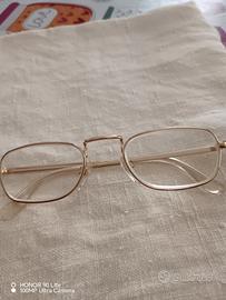 Montatura occhiali vista Acraf oro 