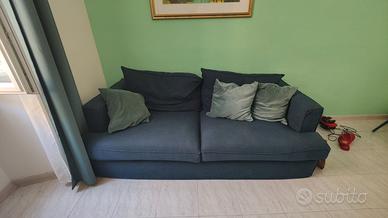 Comodo Divano Blu, 3 posti