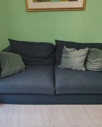 Comodo Divano Blu, 3 posti