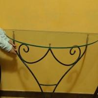 tavolino ferro battuto