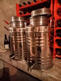 fusti acciaio e pvc uso alimentare