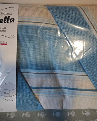 Completo lenzuola matrimoniale flanella Nuovo