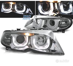FARI BMW E46 4 PORTE 01-05 ANGEL EYES A U FONDO CR