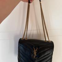 Saint laurent lou lou media nera hardware oro