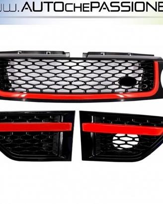 Kit Griglie rosse Land ROVER Range ROVER Sport Fac