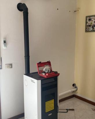 stufa a pellet bio 100 canalizzata