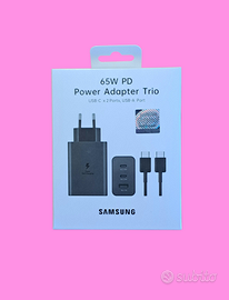 Caricabatterie Samsung 65W 3 in 1 Super Fast