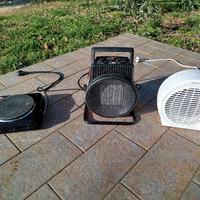 Termo ventilatori e fornellino elettrico