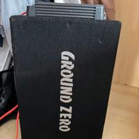 Subwoofer Ground Zero + Amplificatore Hertz HCP 1D