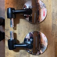 Coppia specchietti  bar end manubrio omologati