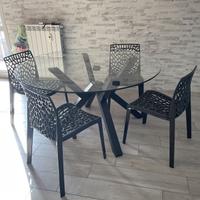 TAVOLO Ø 140 CM TONDO PRANZO DESIGN SOGGIORNO CONT