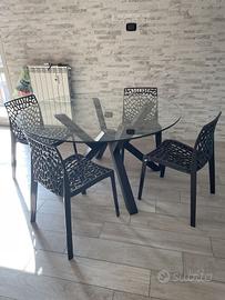 TAVOLO Ø 140 CM TONDO PRANZO DESIGN SOGGIORNO CONT