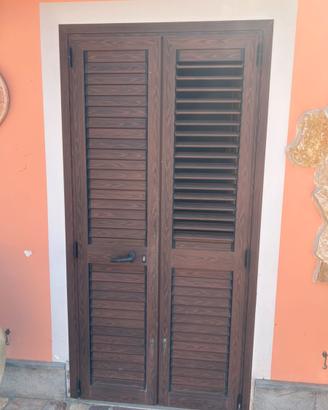 Persiana per porta in alluminio