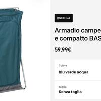 Tenda da campeggio 4 posti