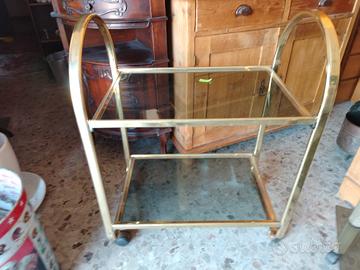 carrello bar pieghevole anni '70/80 Hollywood R.