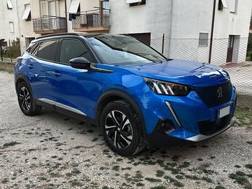 PEUGEOT E 2008 GT LINE 2020 136CV elettrica blu