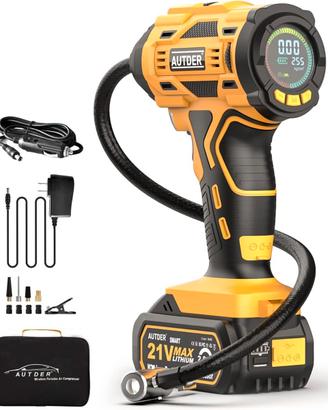 AUTDER Compressore Aria Portatile Senza Fili 180