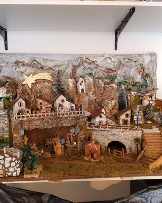 presepe fatto a mano