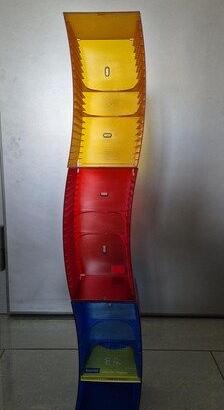 Colonna stand porta CD DVD rack onda swing colori