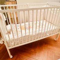 Lettino prima infanzia in legno bianco Zara Home