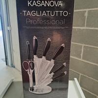 Ceppo coltelli tagliatutto Kasanova