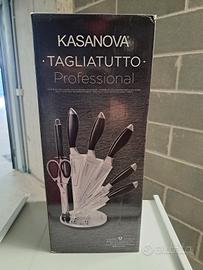 Ceppo coltelli tagliatutto Kasanova