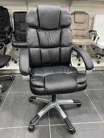 Poltrona direzionale in ecopelle