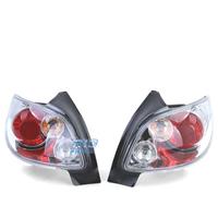 FANALI PER PEUGEOT 206 98-09 FONDO CROMATO ROSSO