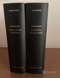 DIZIONARI LATINO ITALIANO E ITALIANO LATINO